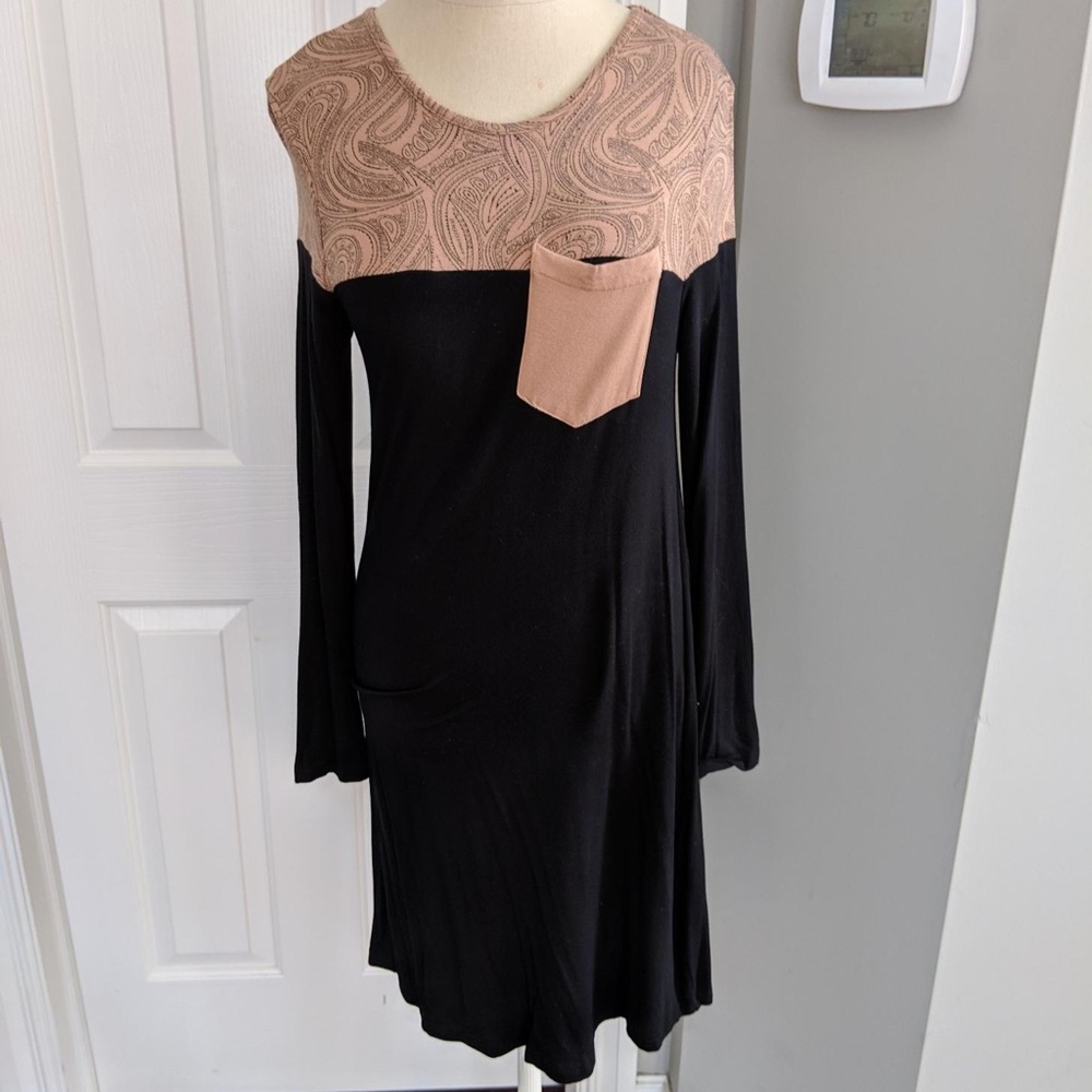 Long sleeve T-shirt dress